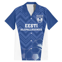 Custom Estonia Football Family Matching Mermaid Dress and Hawaiian Shirt Eesti Jalgpallikoondis