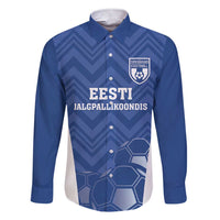 Custom Estonia Football Family Matching Short Sleeve Bodycon Dress and Hawaiian Shirt Eesti Jalgpallikoondis
