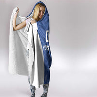 Custom Estonia Football Hooded Blanket Eesti Jalgpallikoondis