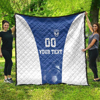 Custom Estonia Football Quilt Eesti Jalgpallikoondis