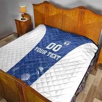 Custom Estonia Football Quilt Eesti Jalgpallikoondis