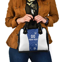 Custom Estonia Football Shoulder Handbag Eesti Jalgpallikoondis