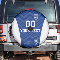 Custom Estonia Football Spare Tire Cover Eesti Jalgpallikoondis