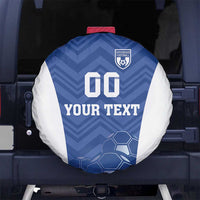 Custom Estonia Football Spare Tire Cover Eesti Jalgpallikoondis