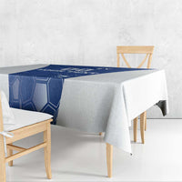Custom Estonia Football Tablecloth Eesti Jalgpallikoondis