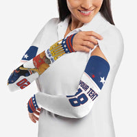 Custom USA Ice Hockey Champions 2026 Arm Sleeves American Eagle Victory Hockey Pride