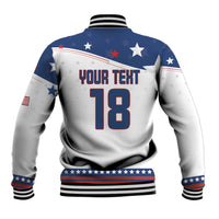 Custom USA Ice Hockey Champions 2026 Baseball Jacket American Eagle Victory Hockey Pride