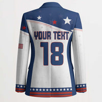 Custom USA Ice Hockey Champions 2026 Blazer American Eagle Victory Hockey Pride