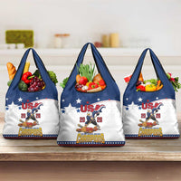 USA Ice Hockey Champions 2026 Grocery Bag American Eagle Victory Hockey Pride