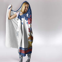 USA Ice Hockey Champions 2026 Hooded Blanket American Eagle Victory Hockey Pride