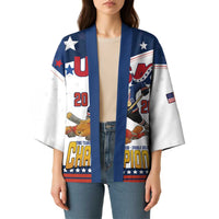 Custom USA Ice Hockey Champions 2026 Kimono American Eagle Victory Hockey Pride