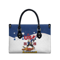 USA Ice Hockey Champions 2026 Leather Bag American Eagle Victory Hockey Pride