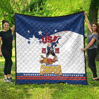 USA Ice Hockey Champions 2026 Quilt American Eagle Victory Hockey Pride