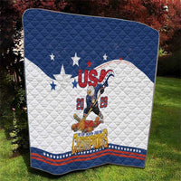 USA Ice Hockey Champions 2026 Quilt American Eagle Victory Hockey Pride