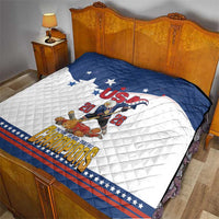 USA Ice Hockey Champions 2026 Quilt American Eagle Victory Hockey Pride