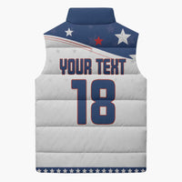 Custom USA Ice Hockey Champions 2026 Sleeveless Puffer Jacket American Eagle Victory Hockey Pride
