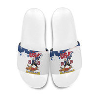 USA Ice Hockey Champions 2026 Slide Sandals American Eagle Victory Hockey Pride