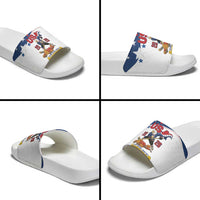 USA Ice Hockey Champions 2026 Slide Sandals American Eagle Victory Hockey Pride