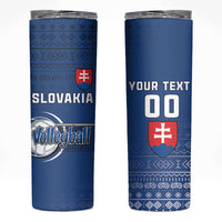 Custom Slovakia Volleyball Skinny Tumbler Come On Repre