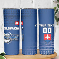 Custom Slovakia Volleyball Skinny Tumbler Come On Repre
