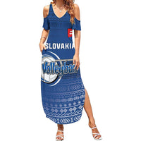 Custom Slovakia Volleyball Summer Maxi Dress Come On Repre