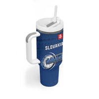 Custom Slovakia Volleyball Tumbler With Handle Come On Repre