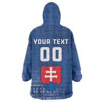Custom Slovakia Volleyball Wearable Blanket Hoodie Come On Repre