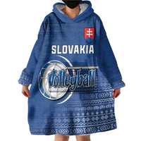 Custom Slovakia Volleyball Wearable Blanket Hoodie Come On Repre