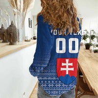 Custom Slovakia Volleyball Women Casual Shirt Come On Repre