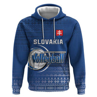 Custom Slovakia Volleyball Zip Hoodie Come On Repre