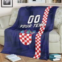 Custom Croatia Volleyball Blanket Go Champions Sahovnica
