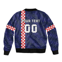 Custom Croatia Volleyball Bomber Jacket Go Champions Sahovnica