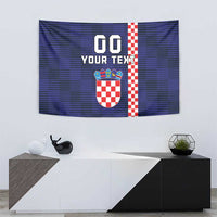 Custom Croatia Volleyball Tapestry Go Champions Sahovnica