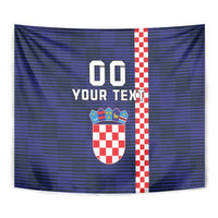Custom Croatia Volleyball Tapestry Go Champions Sahovnica