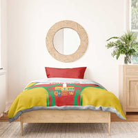 Basque Country Bedding Set Zazpiak Bat Flag Style