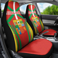 Basque Country Car Seat Cover Zazpiak Bat Flag Style