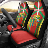Basque Country Car Seat Cover Zazpiak Bat Flag Style