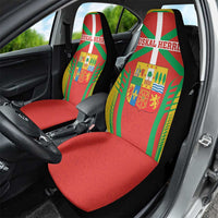 Basque Country Car Seat Cover Zazpiak Bat Flag Style