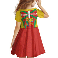 Basque Country Family Matching Puletasi and Hawaiian Shirt Zazpiak Bat Flag Style