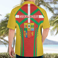 Basque Country Hawaiian Shirt Zazpiak Bat Flag Style
