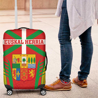 Basque Country Luggage Cover Zazpiak Bat Flag Style