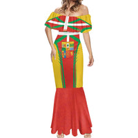 Basque Country Mermaid Dress Zazpiak Bat Flag Style