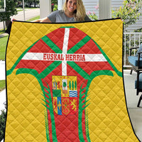 Basque Country Quilt Zazpiak Bat Flag Style