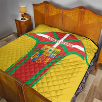 Basque Country Quilt Zazpiak Bat Flag Style