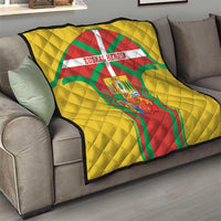 Basque Country Quilt Zazpiak Bat Flag Style