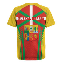 Basque Country Rugby Jersey Zazpiak Bat Flag Style