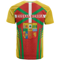 Basque Country T Shirt Zazpiak Bat Flag Style