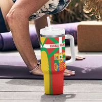 Basque Country Tumbler With Handle Zazpiak Bat Flag Style