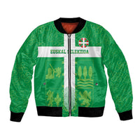Custom Basque Euskadi Football Bomber Jacket Euskal Selekzioa Go Champion