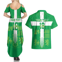 Custom Basque Euskadi Football Couples Matching Summer Maxi Dress and Hawaiian Shirt Euskal Selekzioa Go Champion
